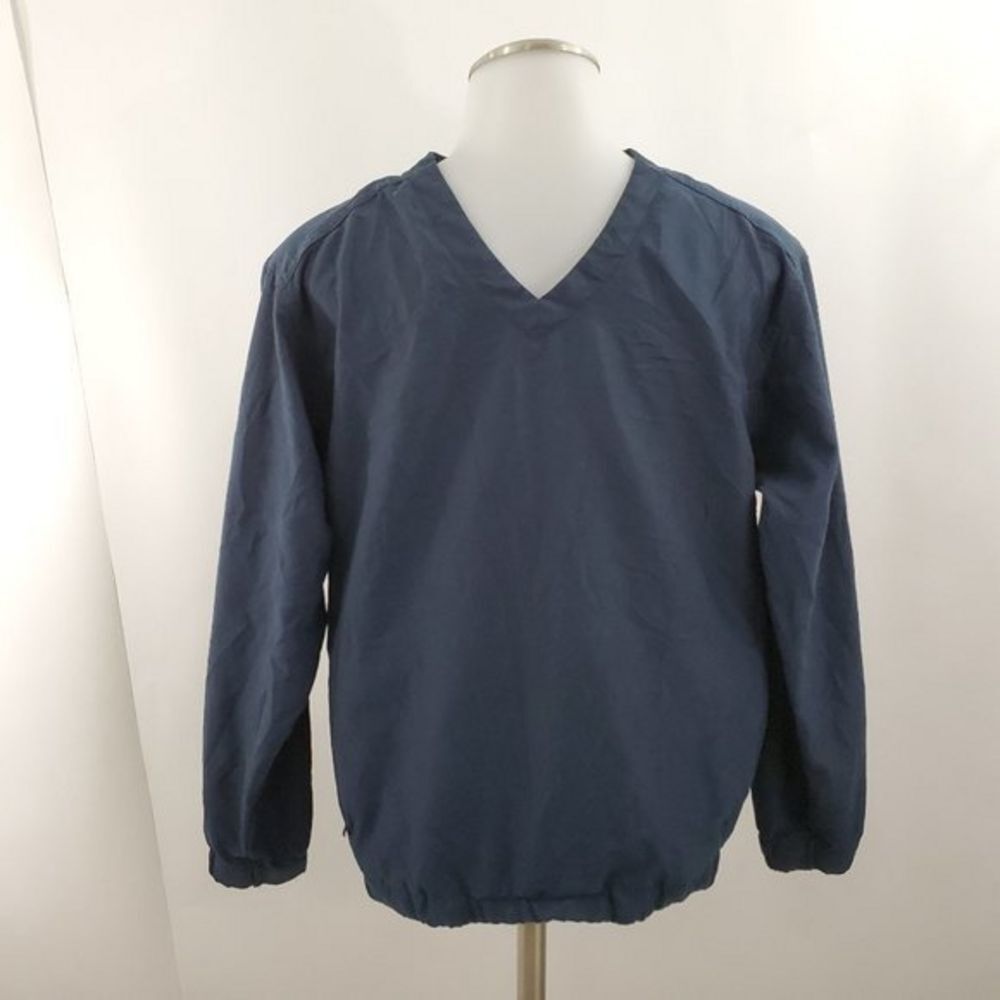 Nike Golf Boys Jacket M 10 12 Blue Pull Over Solid‎
